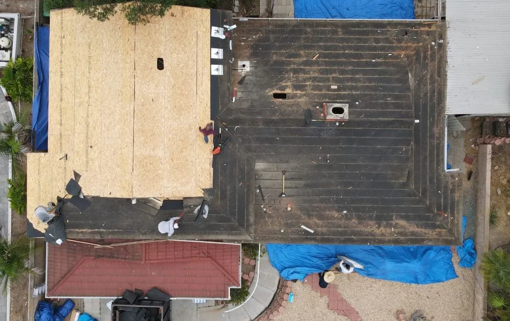 Asphalt Shingle Roof Tear Off in La Mesa