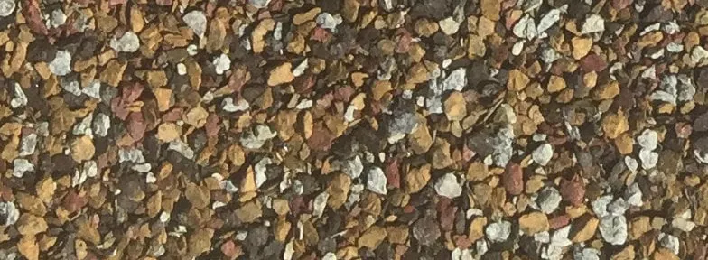 Dibiten roofing granules in Desert Blend