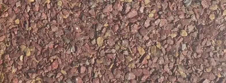Dibiten roofing granules in Terra Cotta