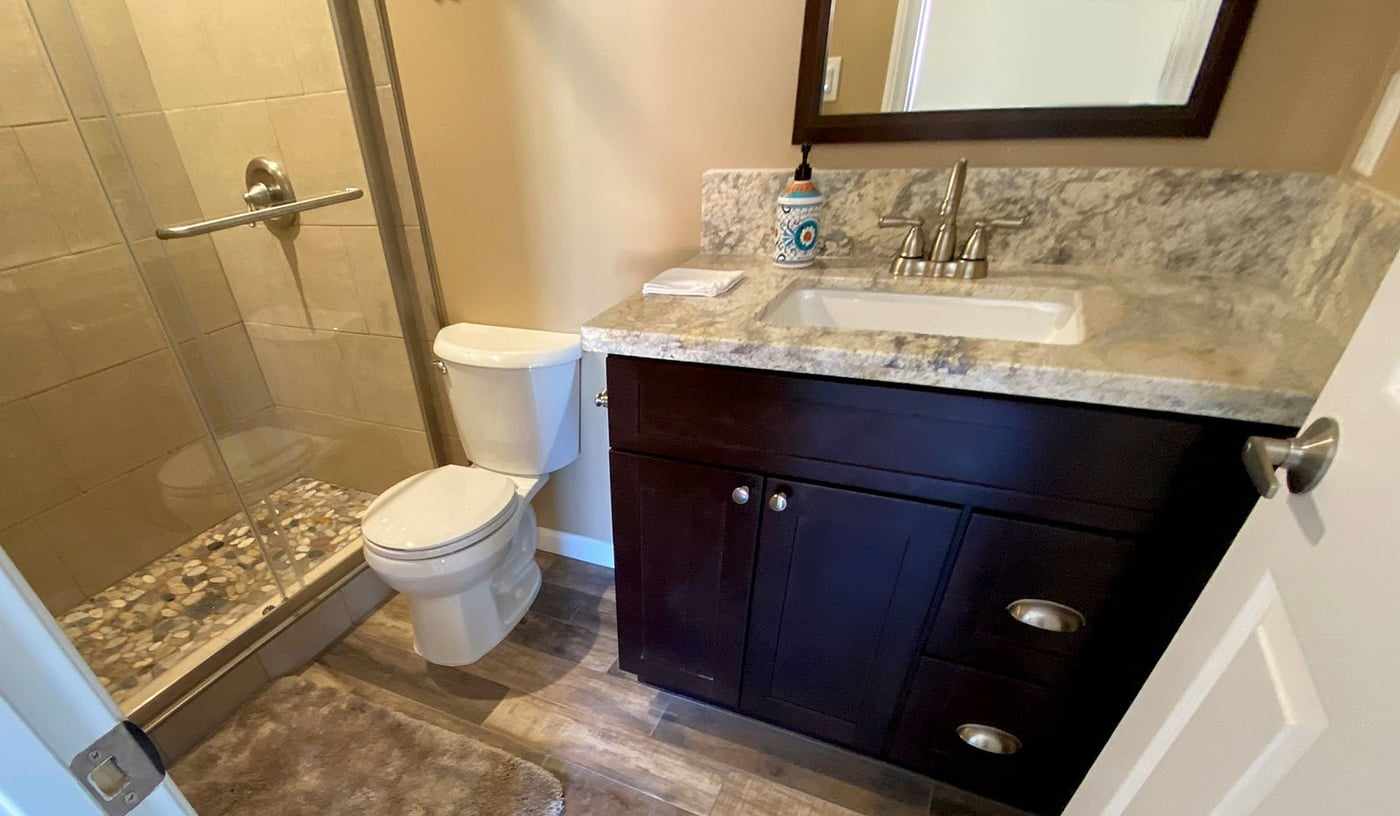 Garage Conversion ADU Bathroom Remodel