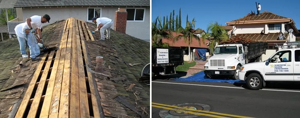 Skip Sheating Roof Tear Off